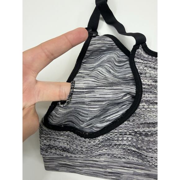 Unbranded Womens Sports Bra Size Unknown Black Heather Racerback PullOn Unpadded - Picture 5 of 9